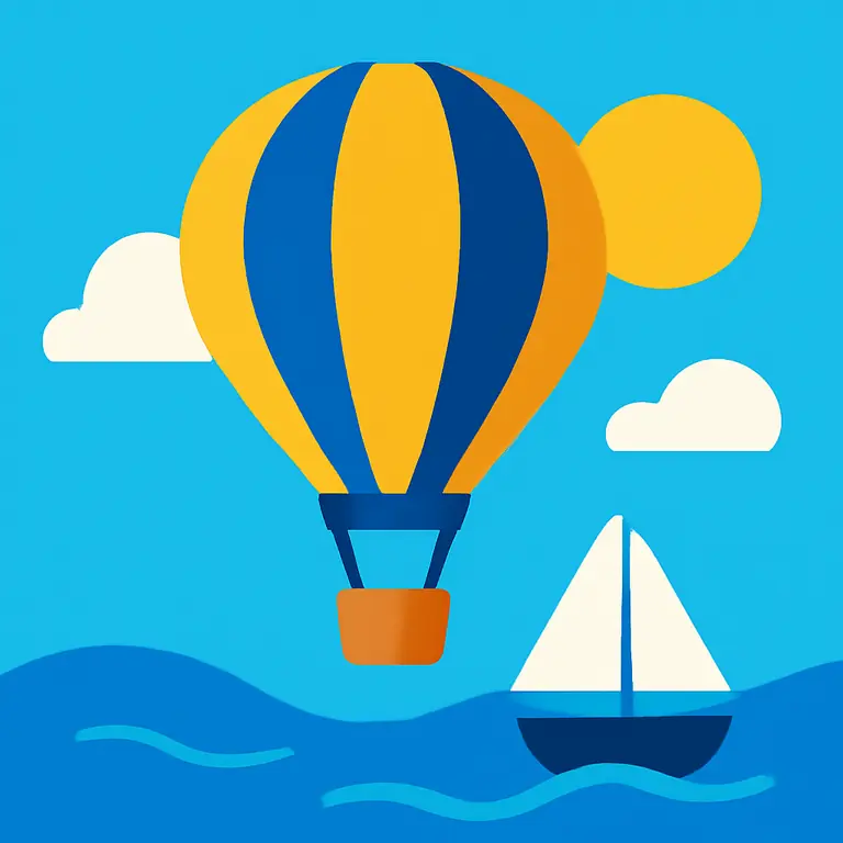 Viaje Flotante - portada del puzzle