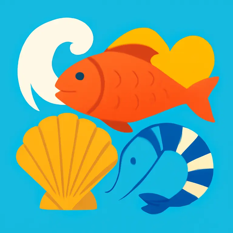 Sabores Marinos - portada del puzzle