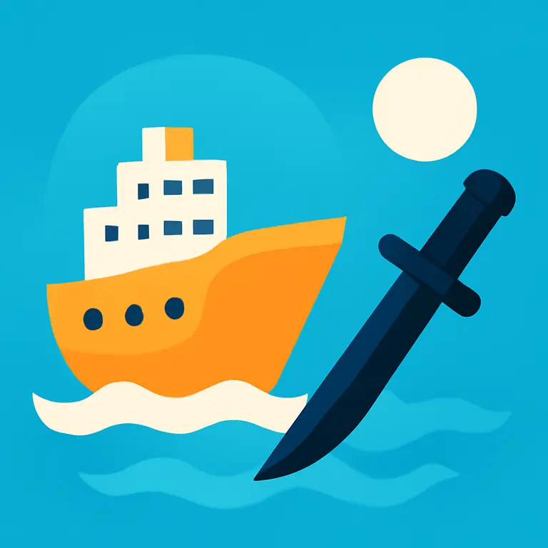 Venganza en Altamar - portada del puzzle