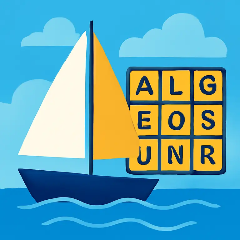 Navegando Letras - portada del puzzle