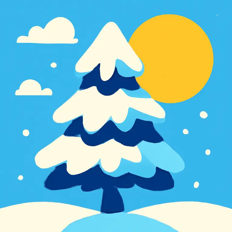 Tarde y Nieve - portada del puzzle