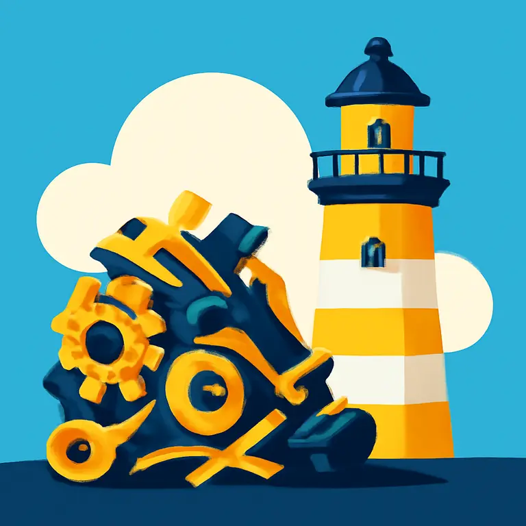 Chatarra y Faro - portada del puzzle