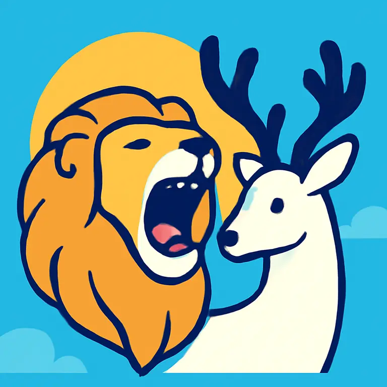 Rugidos y Renos - portada del puzzle