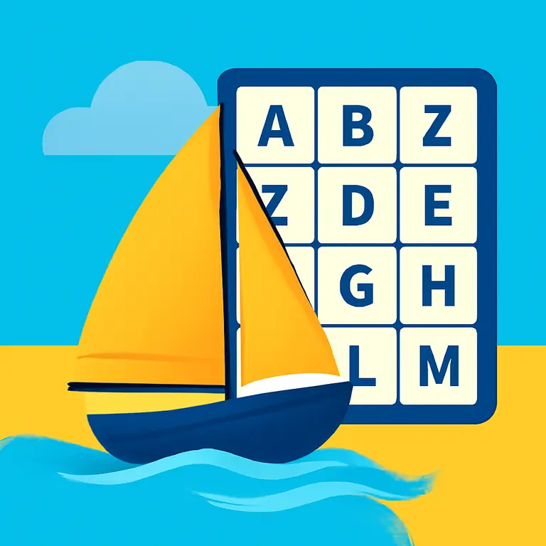 Navegando Letras - portada del puzzle
