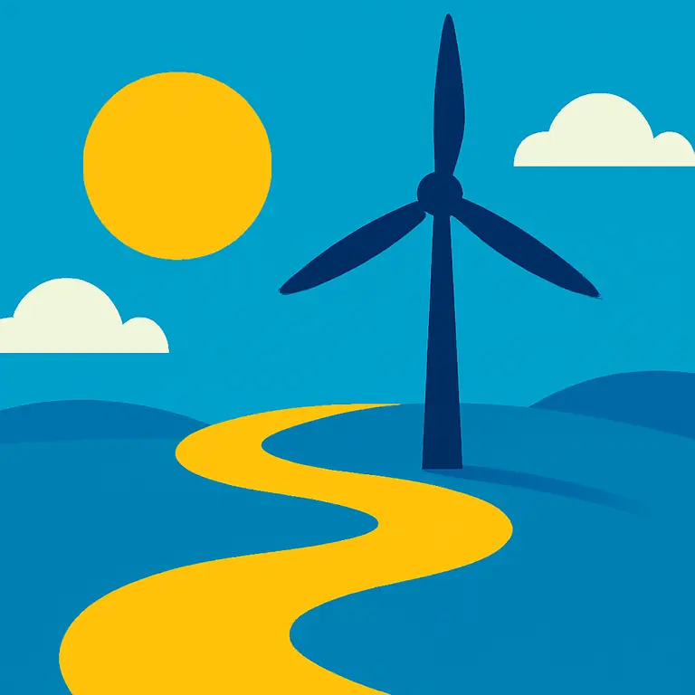 Senderos Eólicos - portada del puzzle