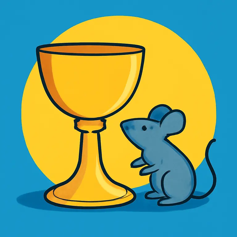 Grial y Ratoncillo - portada del puzzle