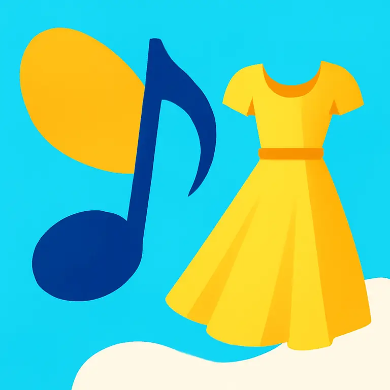 Melodías y Moda - portada del puzzle