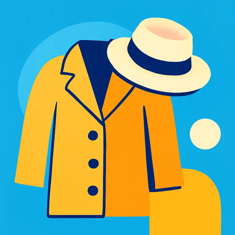 Prendas y Sombreros - portada del puzzle