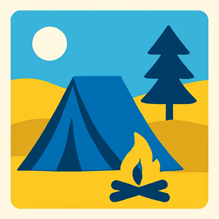 Campamento Rural - portada del puzzle