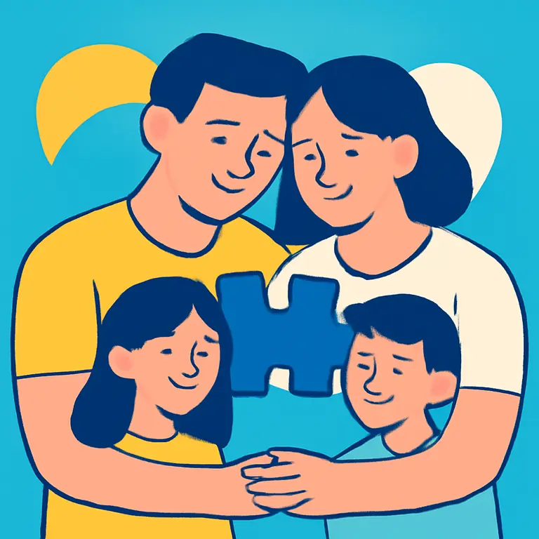 Vínculos Familiares - portada del puzzle