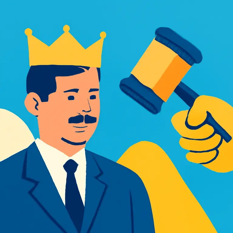 Dignatarios y Tongo - portada del puzzle