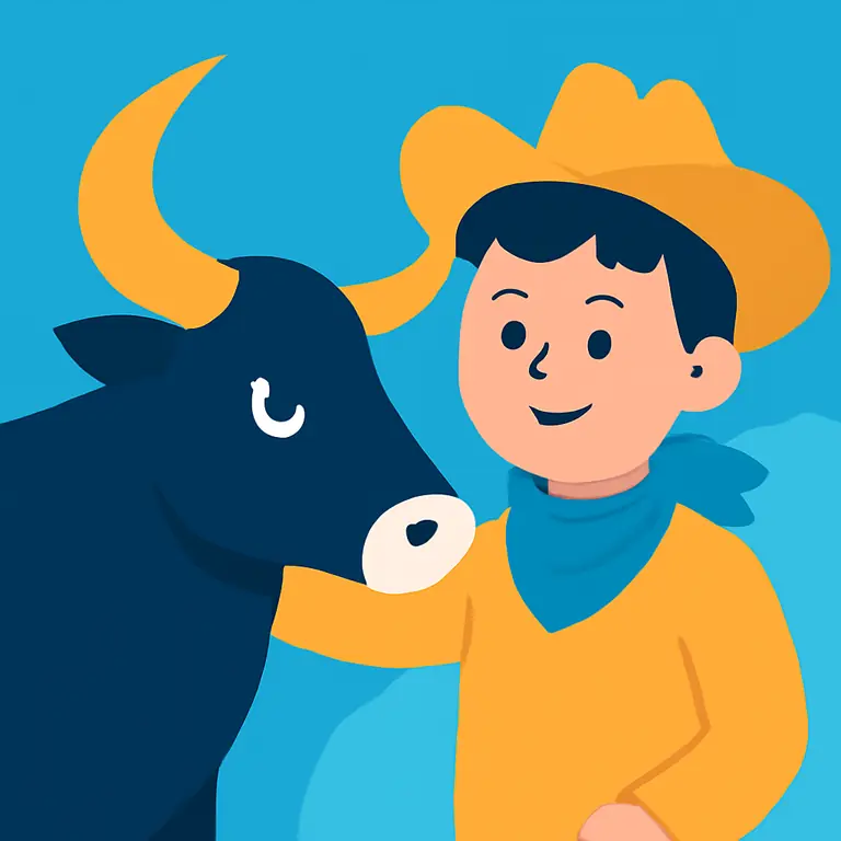 Rodeo y Niño - portada del puzzle