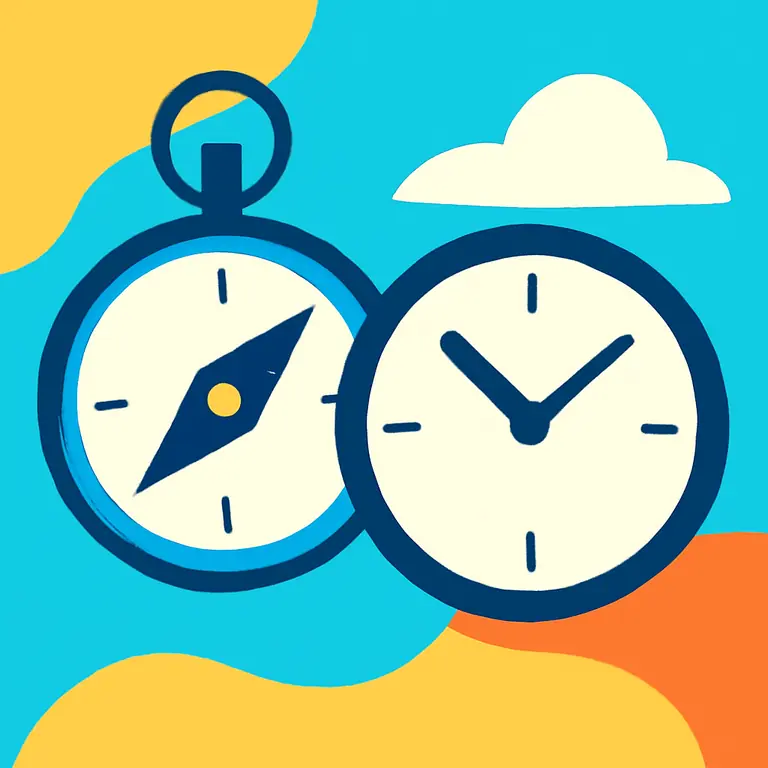 Rumbo y Tiempo - portada del puzzle