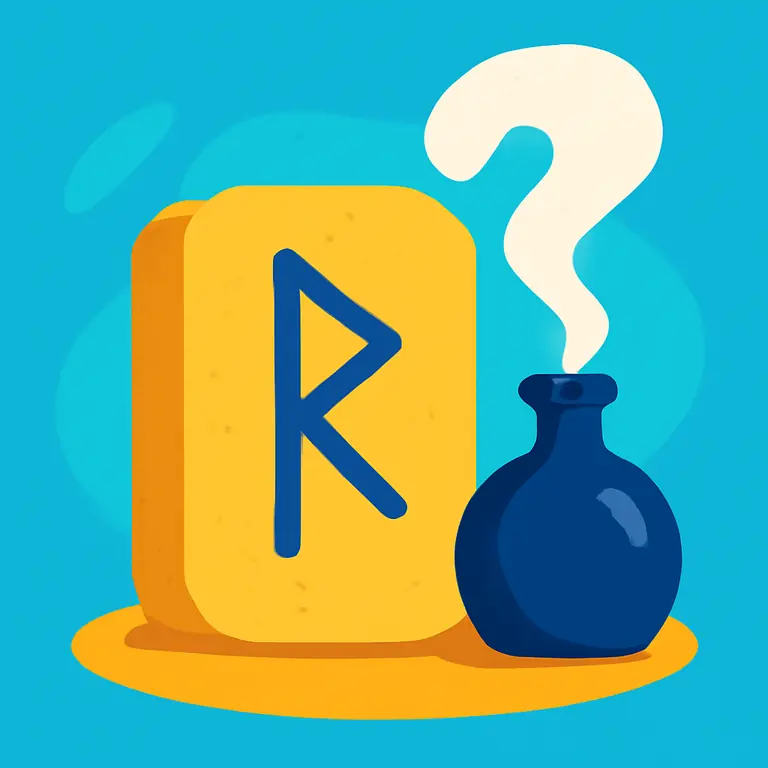 Runas Embrujadas - portada del puzzle