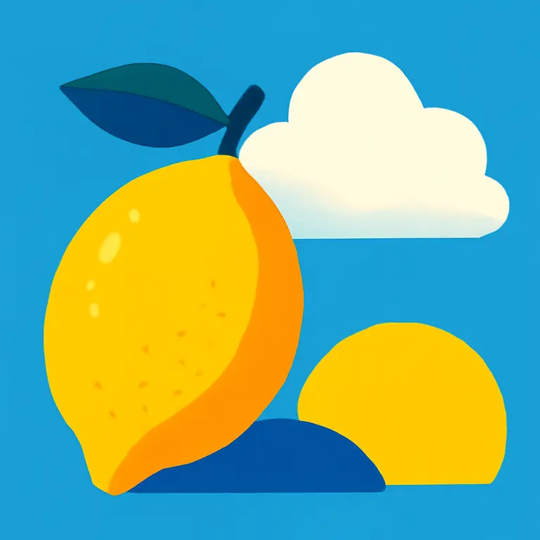 Cítricos y Nubes - portada del puzzle