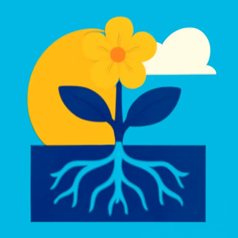 Raíces y flores - portada del puzzle