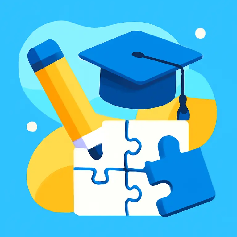 Juegos y Escuela - portada del puzzle