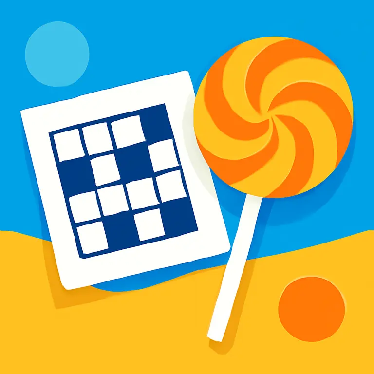 Juegos y Dulces - portada del puzzle