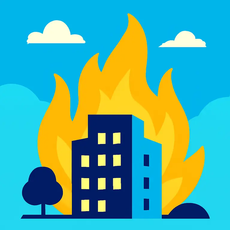 Ciudades Ardientes - portada del puzzle