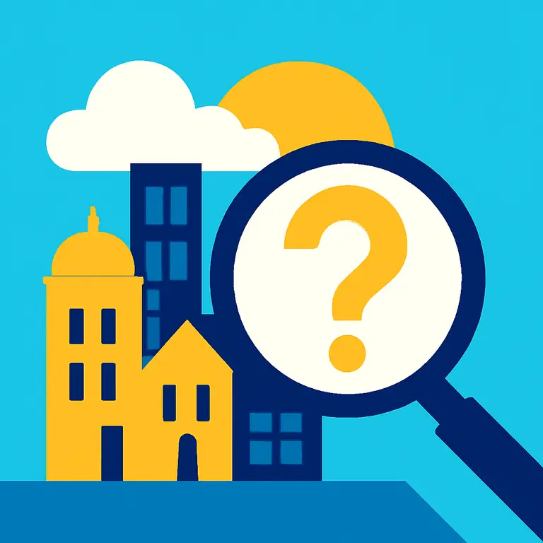 Ciudades y Misterios - portada del puzzle