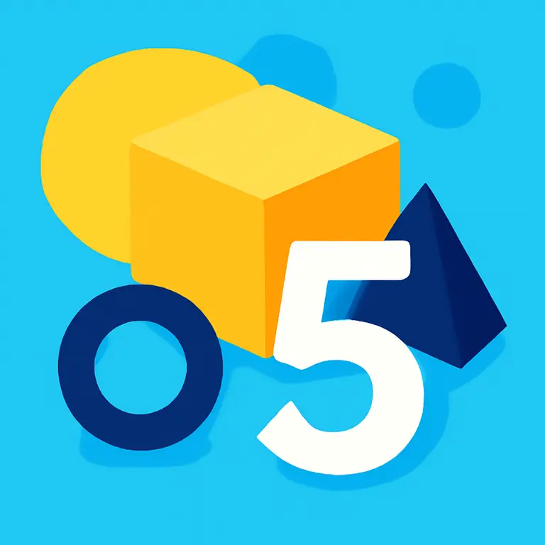 Números y formas - portada del puzzle