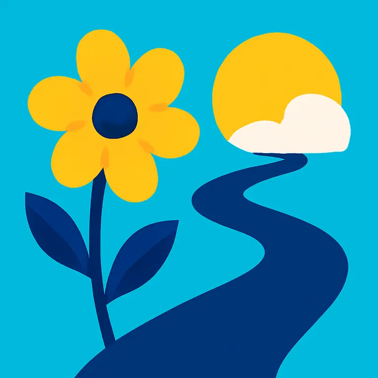 Florecer y Ruta - portada del puzzle