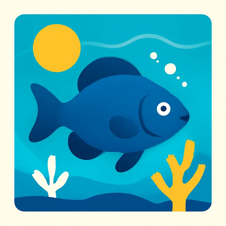 Océano Azul - portada del puzzle