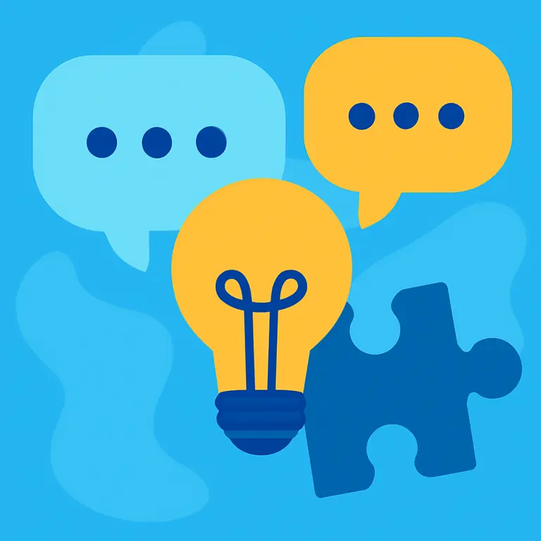 Debate Azul - portada del puzzle