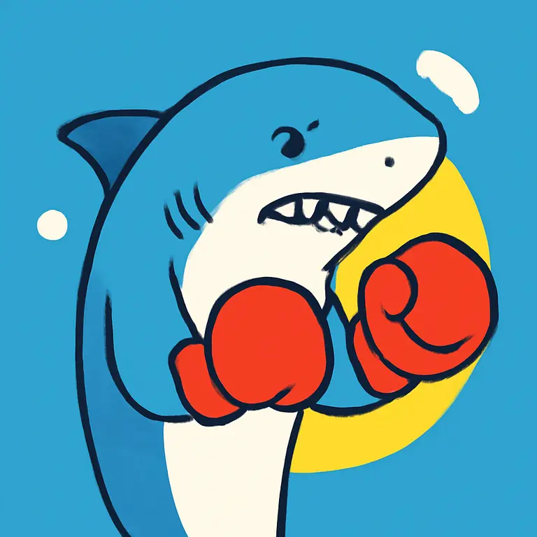 Tiburón Boxeador - portada del puzzle