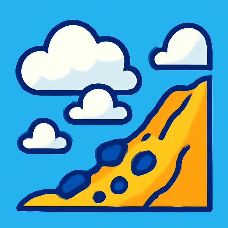 Nubes y Deslaves - portada del puzzle