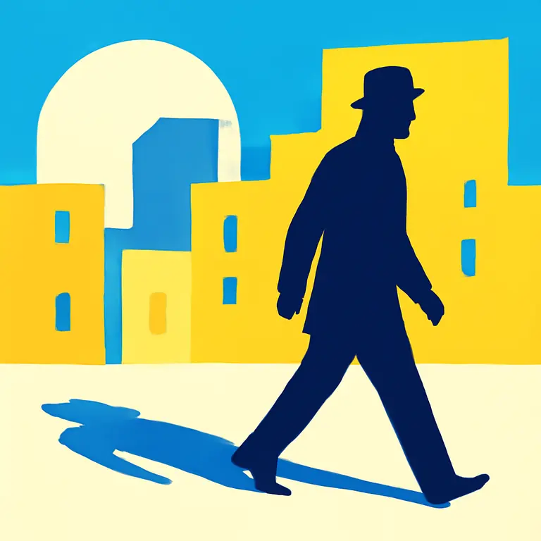 Sombras Urbanas - portada del puzzle