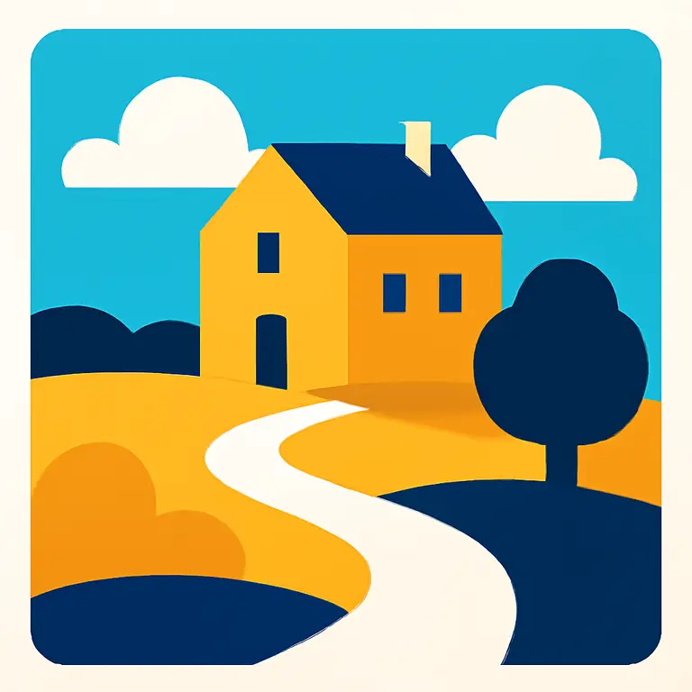 Campiña Rural - portada del puzzle