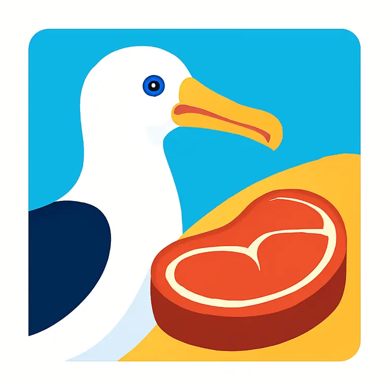 Albatros y Bife - portada del puzzle