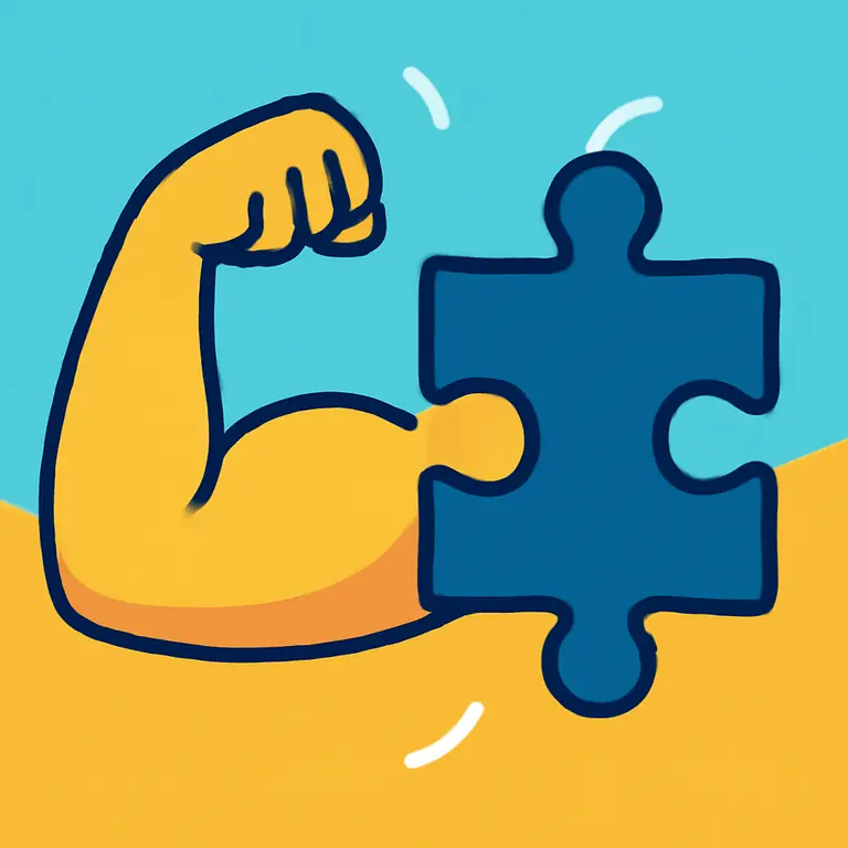 Fuerza y Reto - portada del puzzle