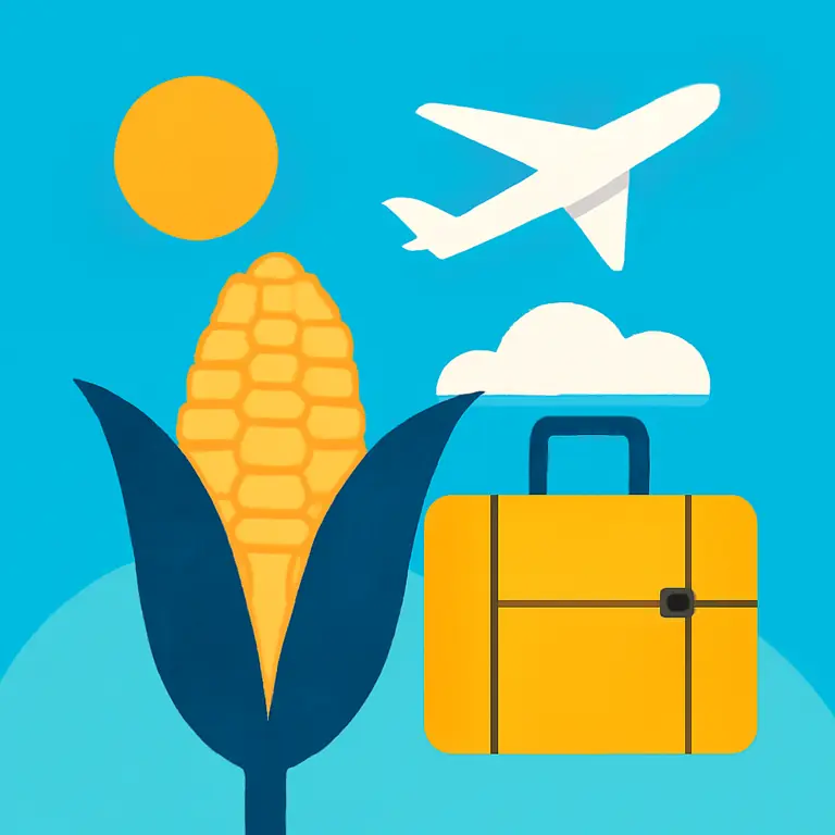 Cosechas y Viajes - portada del puzzle