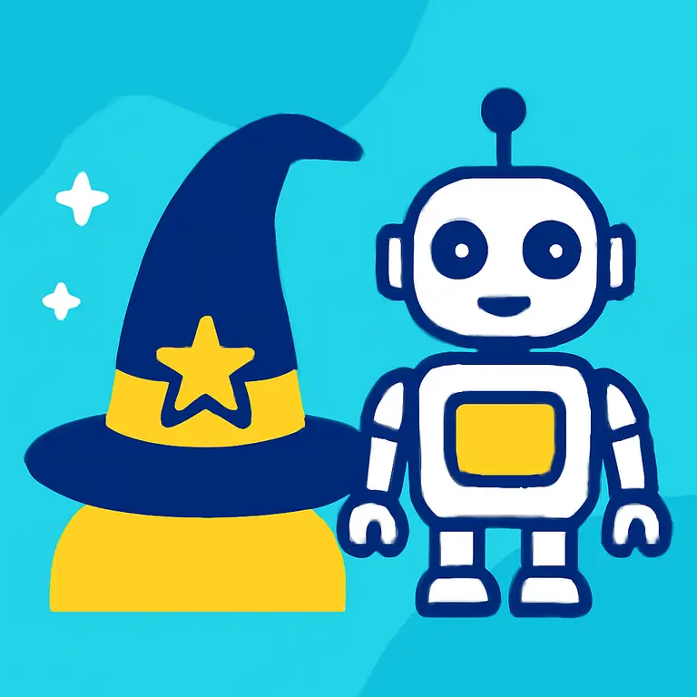 Hechizos y Robots - portada del puzzle