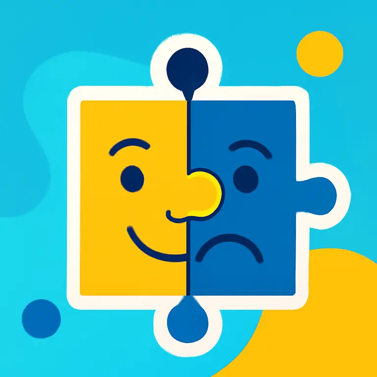 Emociones encontradas - portada del puzzle