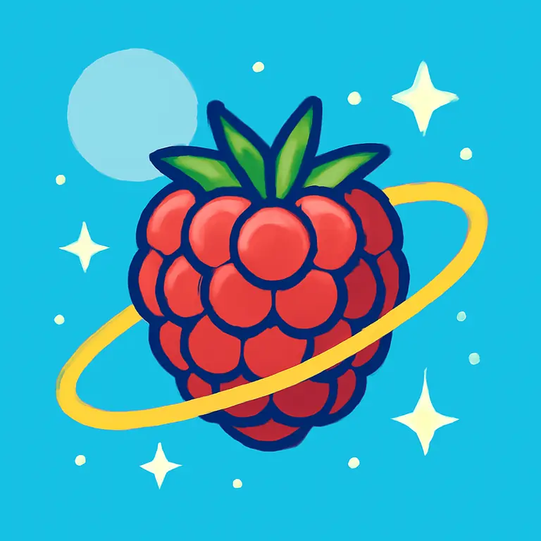 Frambuesa Cósmica - portada del puzzle