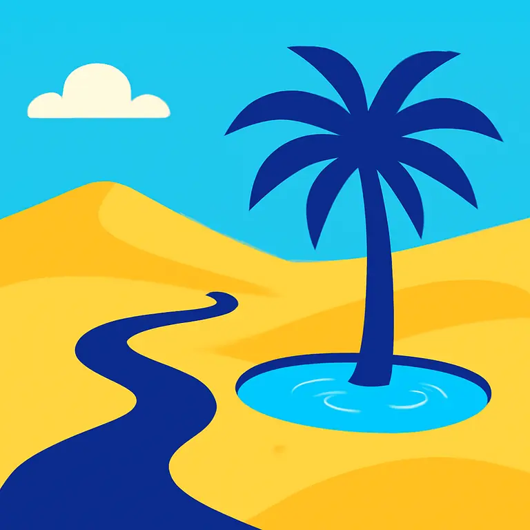 Rutas y Oasis - portada del puzzle