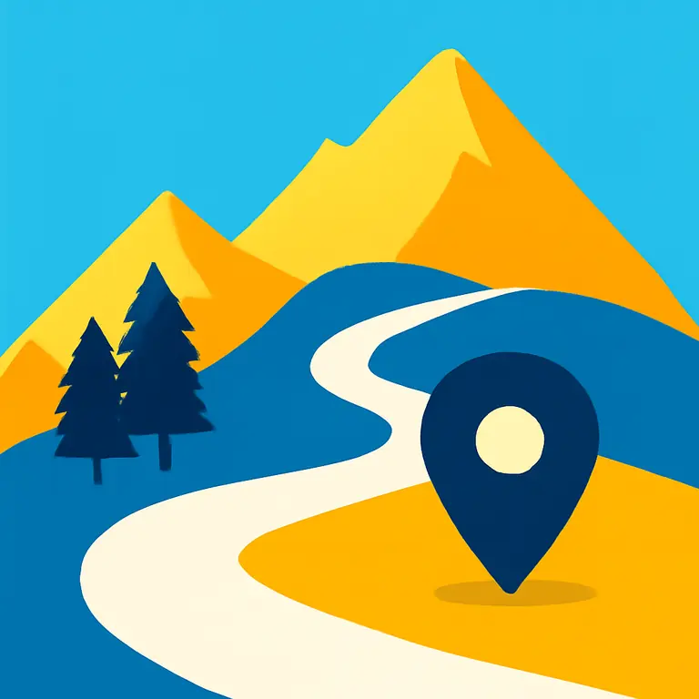 Rutas Rocosas - portada del puzzle