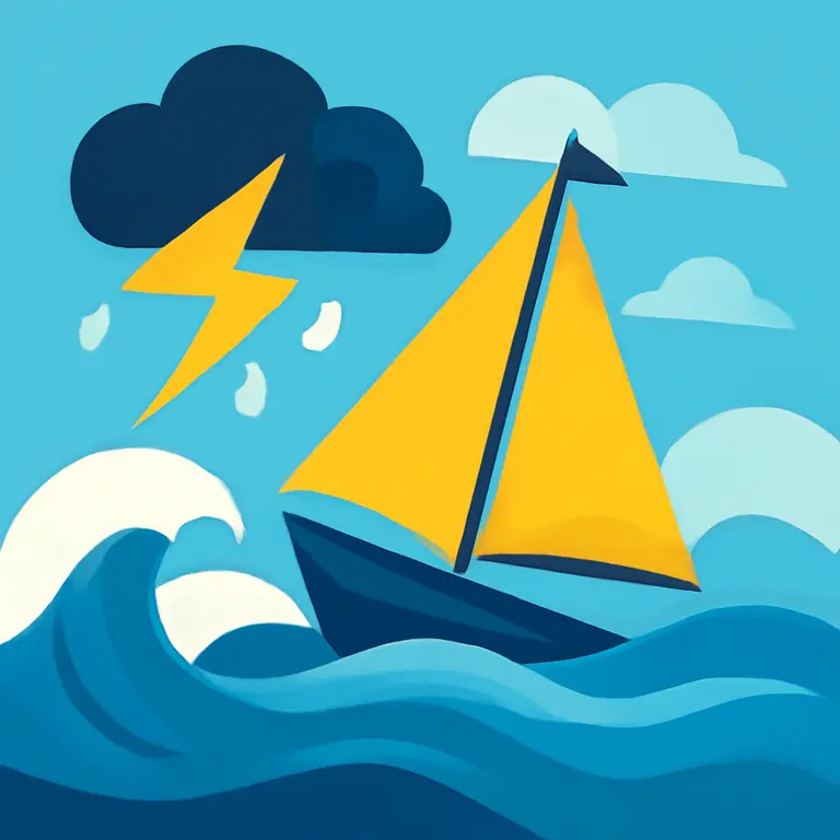 Rumbo Tormentoso - portada del puzzle