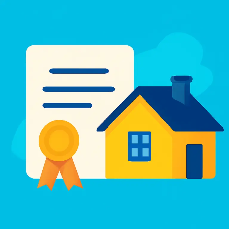 Diploma y Chalet - portada del puzzle