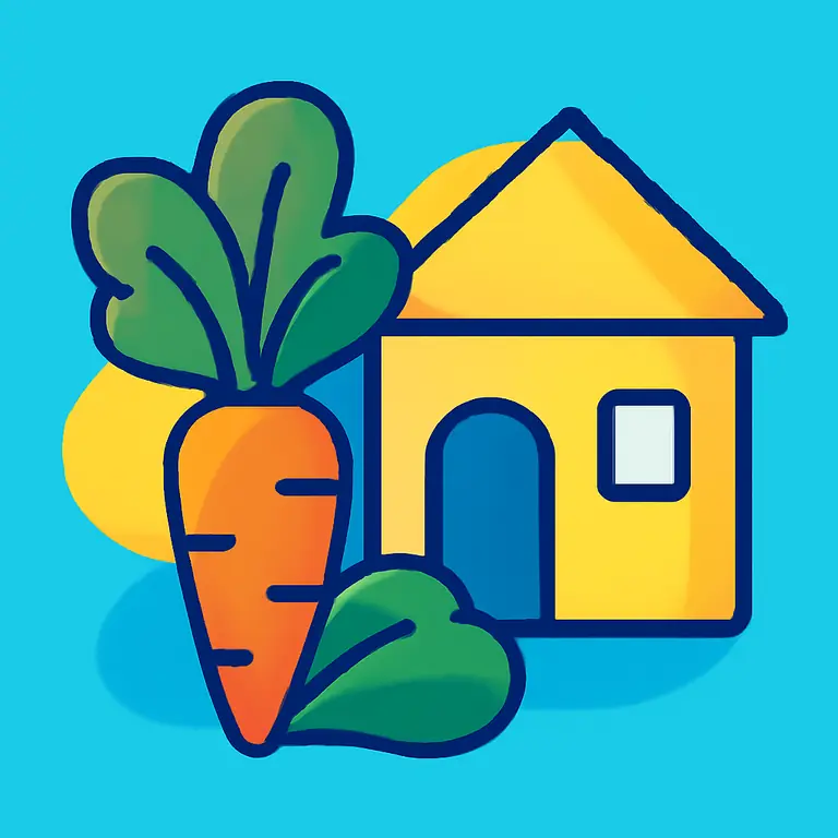 Verduras y Casa - portada del puzzle