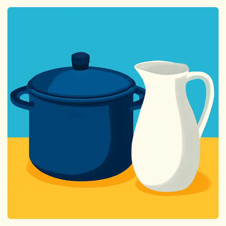 Caldero y Jarra - portada del puzzle