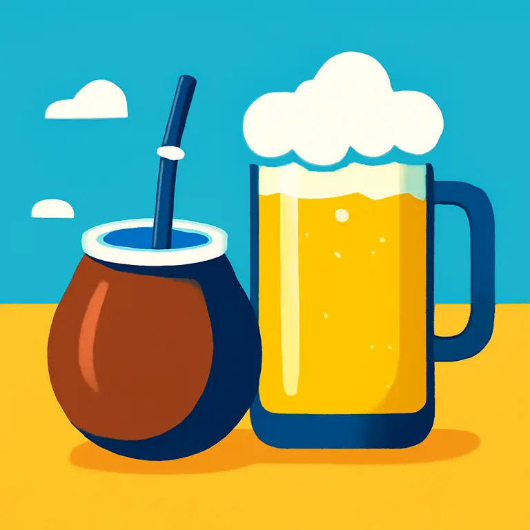 Mate y Cerveza - portada del puzzle
