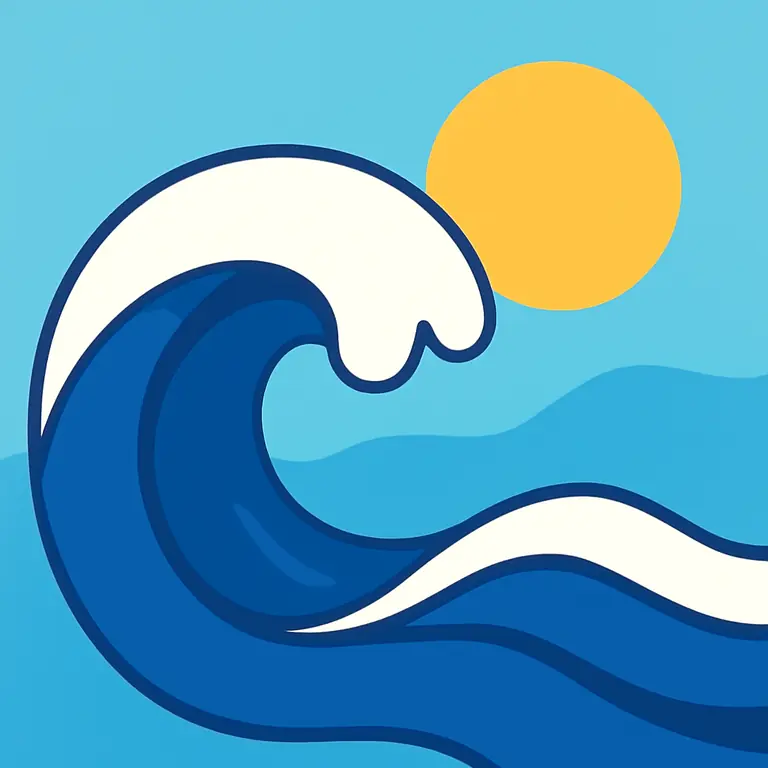 Tarde Ondulada - portada del puzzle