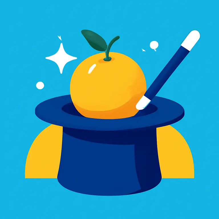 Magia y Frutas - portada del puzzle