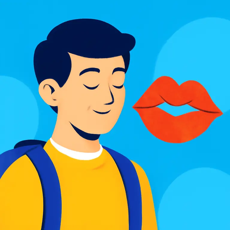 Alumnos y Besos - portada del puzzle