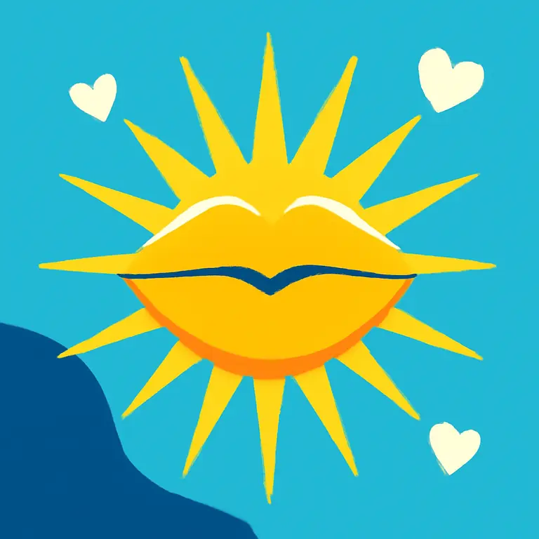 Besos Radiantes - portada del puzzle