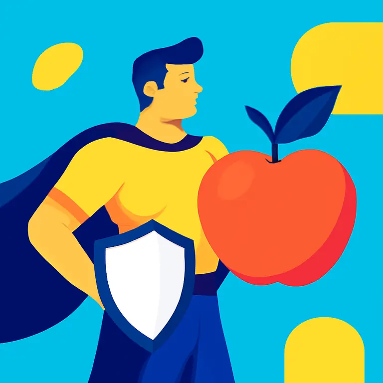 Hazaña y Manzana - portada del puzzle